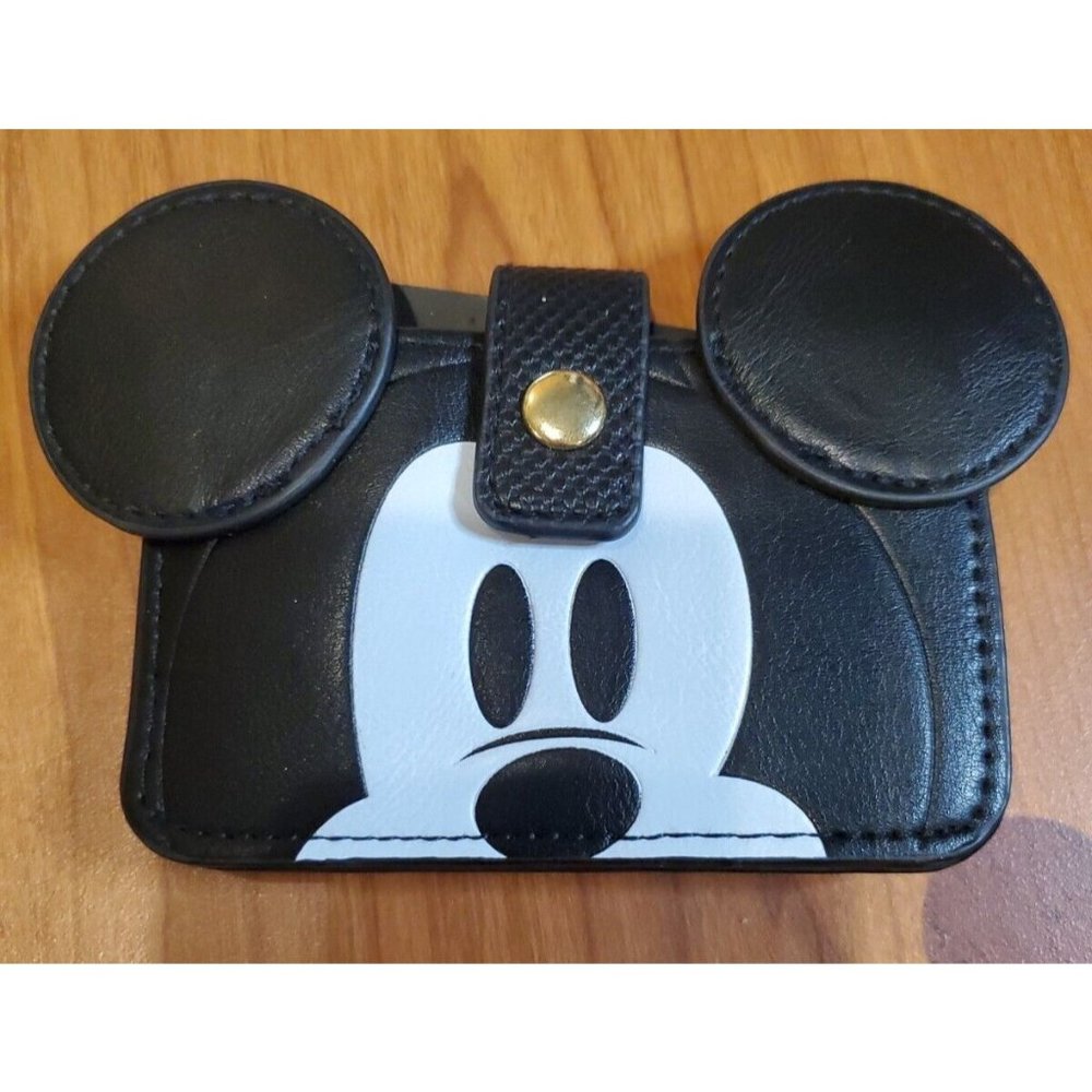 NWT Bioworld Mickey Mouse head /ears card slots wallet